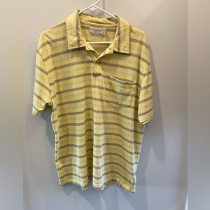 AE Outfitters XL yellow with blue strips